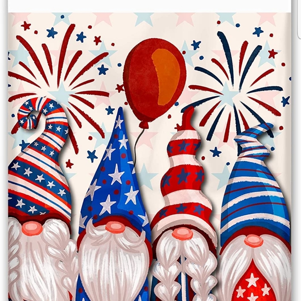 25 Ct. 10x13 Patriotic Gnomes Designer Poly Mailers Shipping Envelopes … - Picture 4 of 7